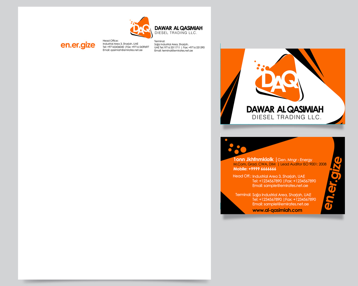 Contemporary & Impactful Business Cards & Letterhead Designs