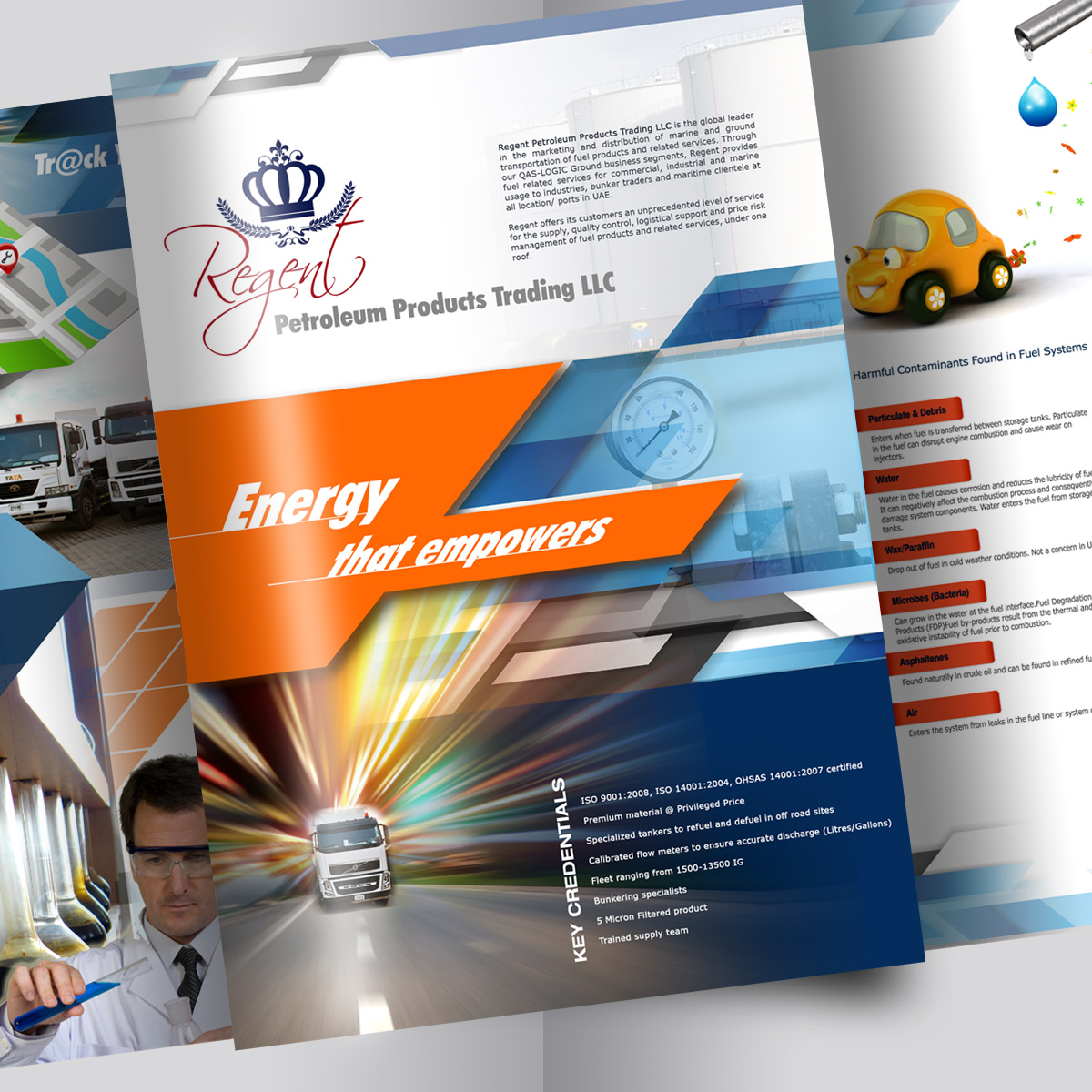 Creative Design For Petroleum Industry Brochure