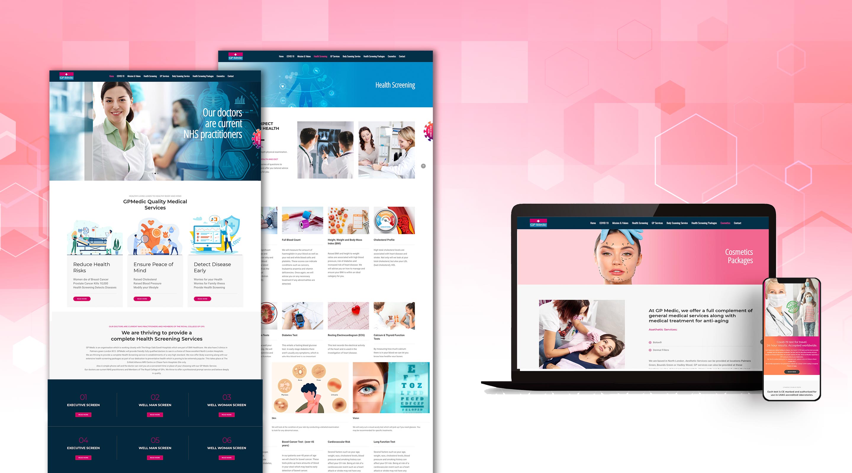 Responsive Website For Healthcare Services in London
