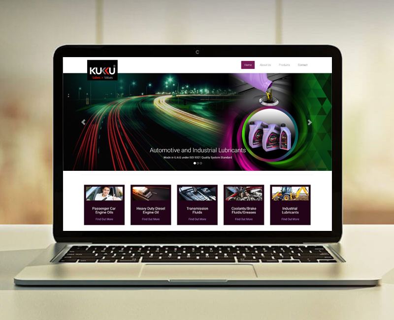 Responsive - Mobile Reday Website For Industrial Lubricants Manufacturing Company